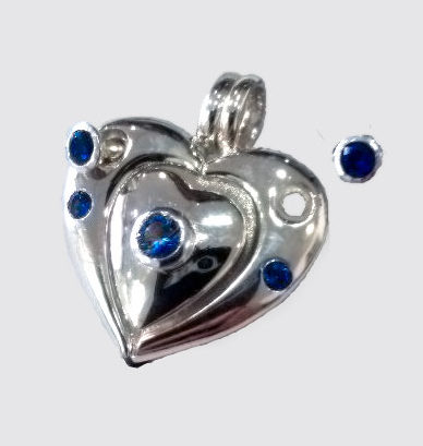 Puzzled Heart Pendent Image