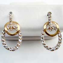 Yellow & White Gold Earring Image