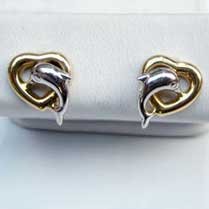 Penguin Heart Earrings Image