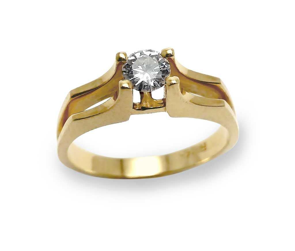 Gold Diamond Ring Image
